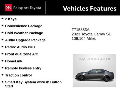 2023 Toyota Camry SE