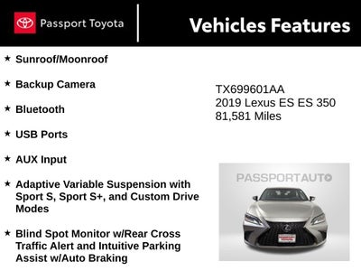 2019 Lexus ES 350