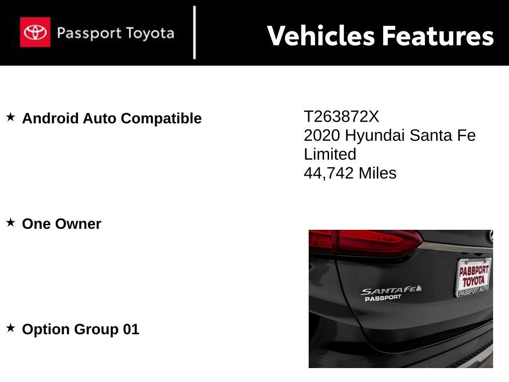 2020 Hyundai Santa Fe Limited