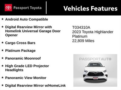 2023 Toyota Highlander Platinum