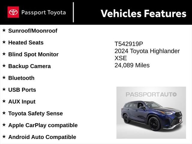 2024 Toyota Highlander XSE