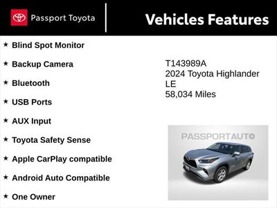 2024 Toyota Highlander LE