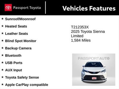 2025 Toyota Sienna Limited 7 Passenger