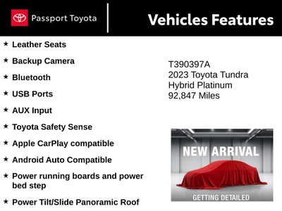 2023 Toyota Tundra Hybrid Platinum