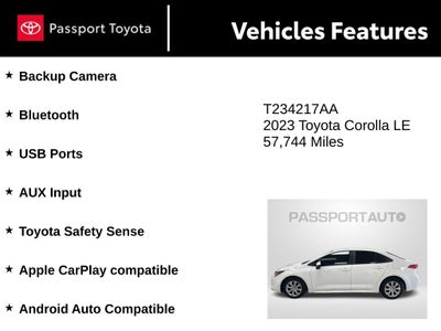 2023 Toyota Corolla LE