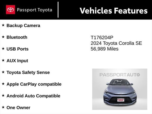 2024 Toyota Corolla SE