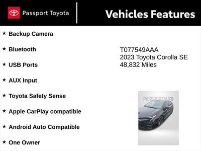 2023 Toyota Corolla SE