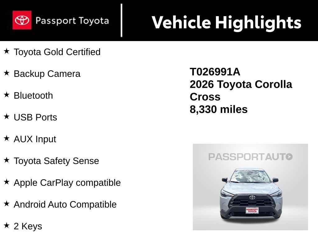 2026 Toyota Corolla Cross L