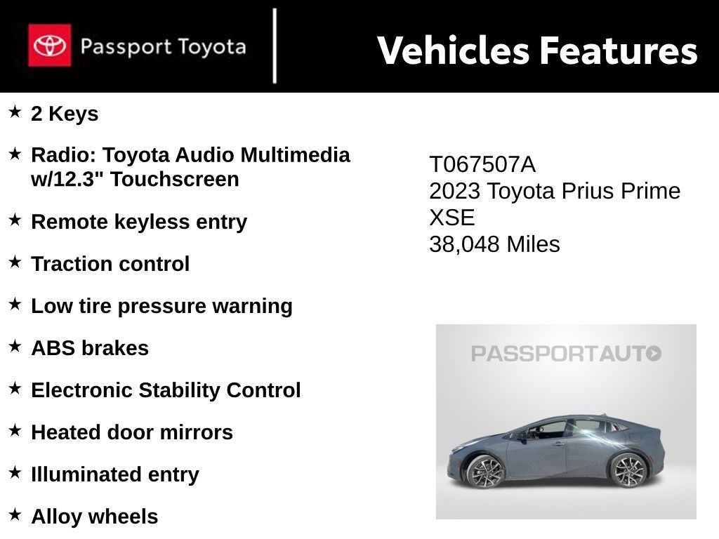 2023 Toyota Prius Prime XSE