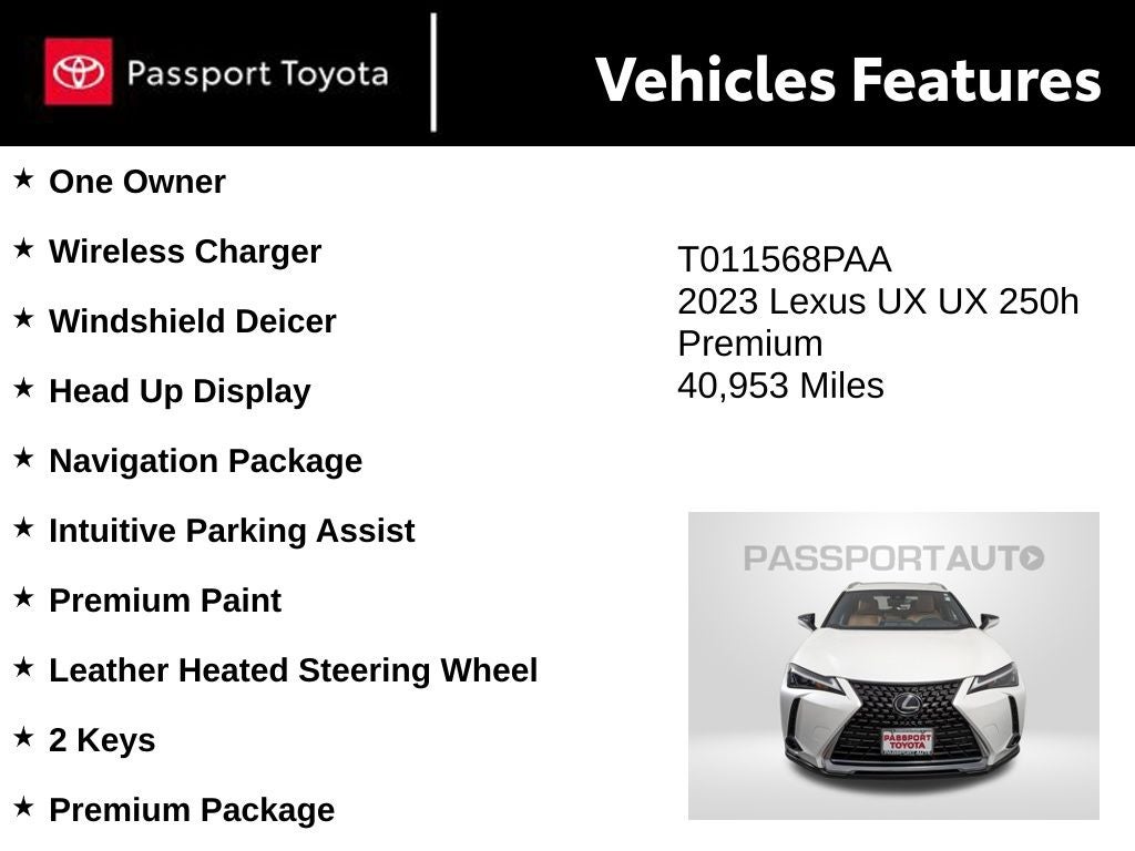 2023 Lexus UX 250h Premium