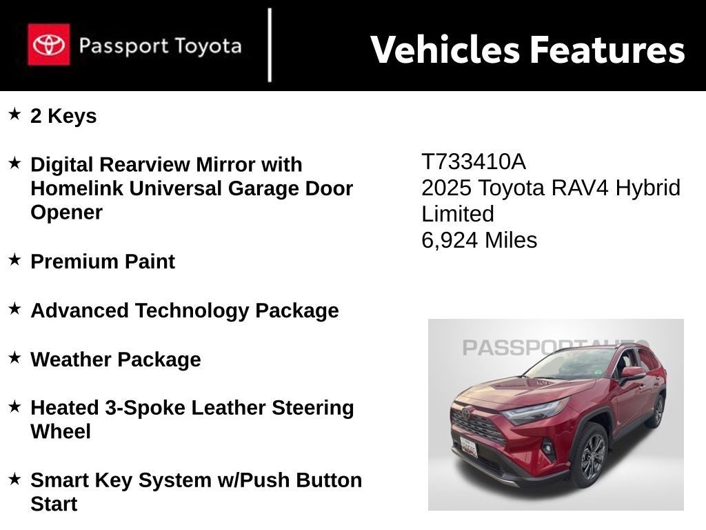 2025 Toyota RAV4 Hybrid Limited