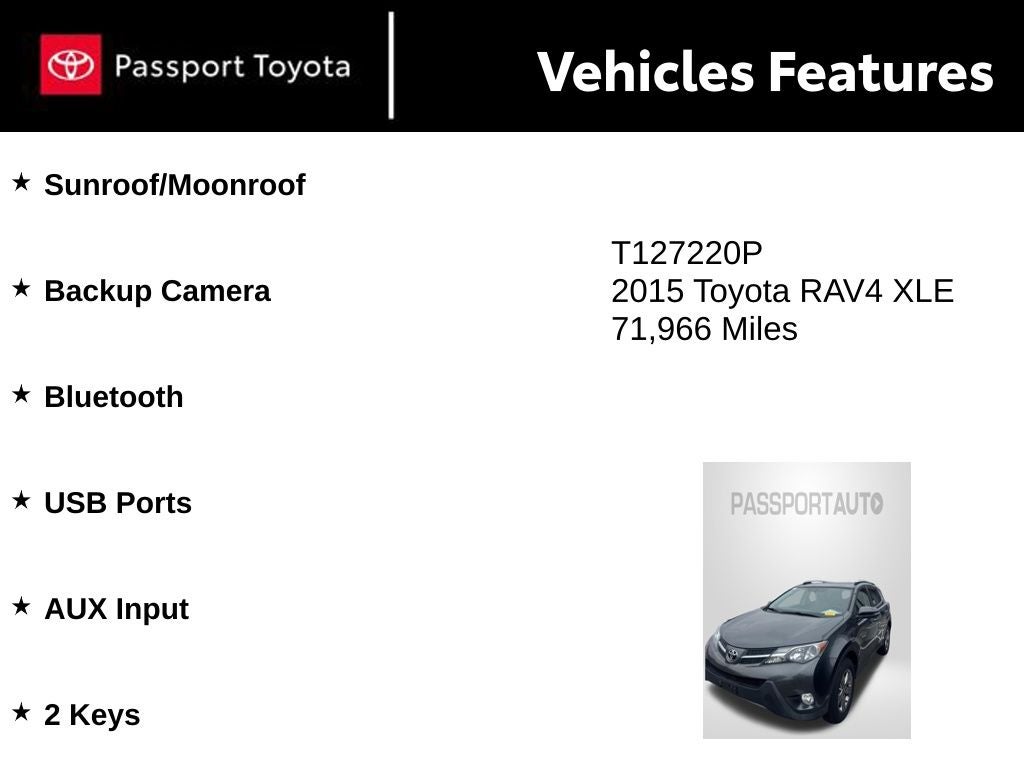 2015 Toyota RAV4 XLE