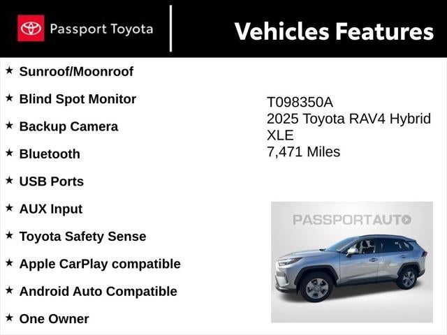 2025 Toyota RAV4 Hybrid XLE