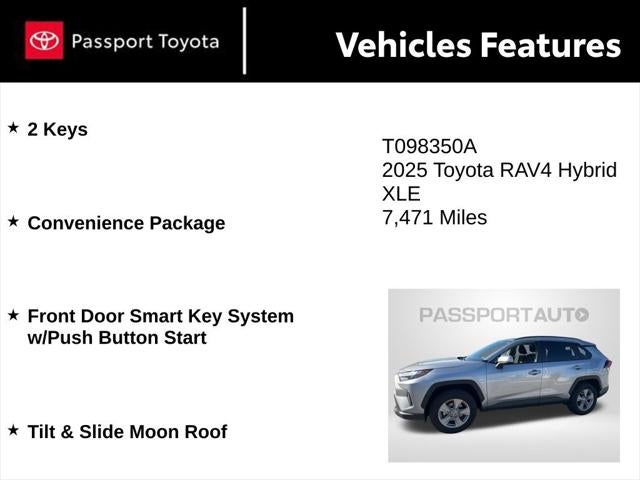 2025 Toyota RAV4 Hybrid XLE