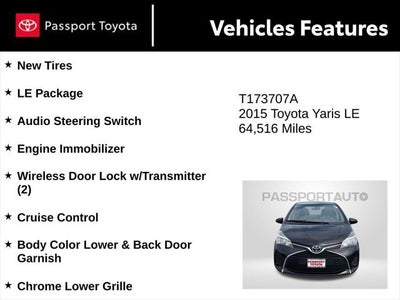 2015 Toyota Yaris LE