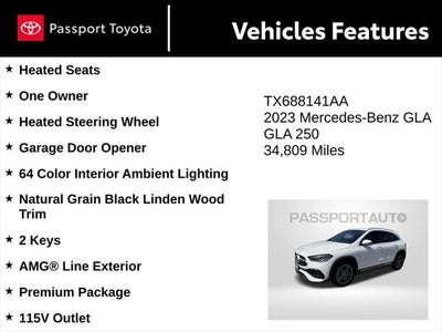 2023 Mercedes-Benz GLA GLA 250 4MATIC®