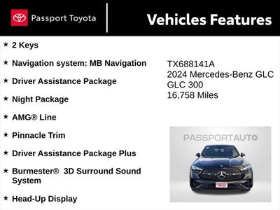 2024 Mercedes-Benz GLC GLC 300 Coupe 4MATIC®