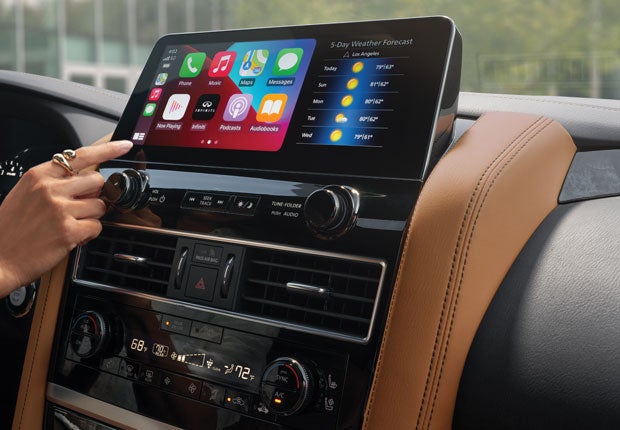 2024 INFINITI QX80 Key Features - WIRELESS APPLE CARPLAY® INTEGRATION | INFINITI of Suitland in Suitland MD