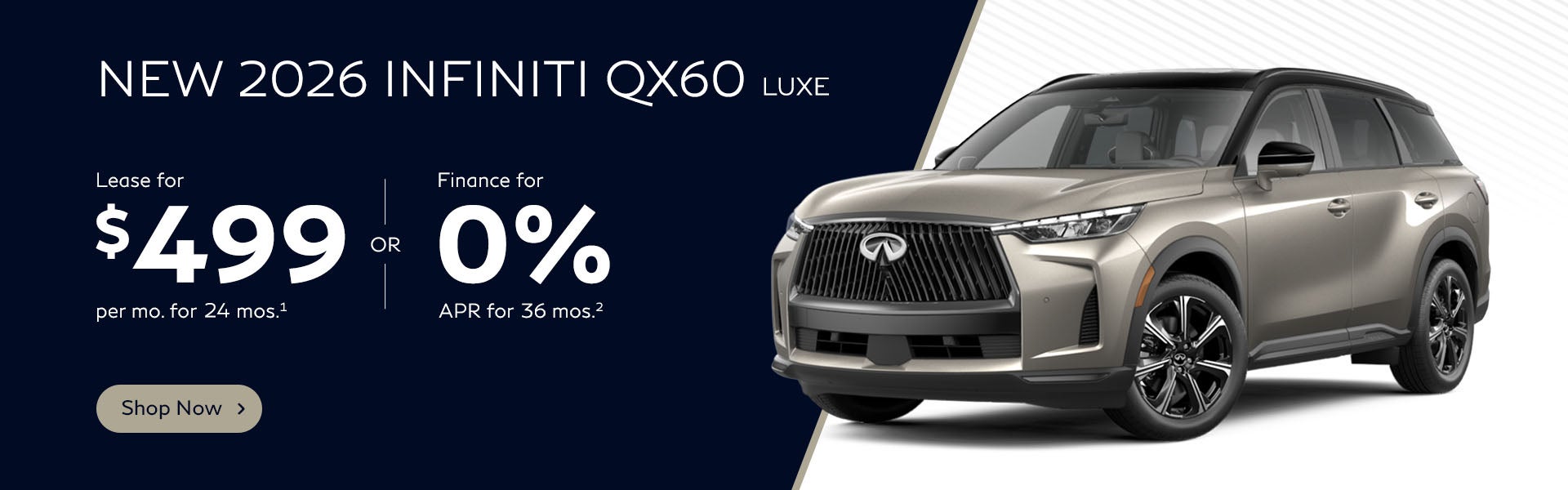 2026 INFINITI QX60 LUXE