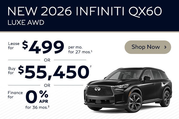 New 2026 INFINITI QX60