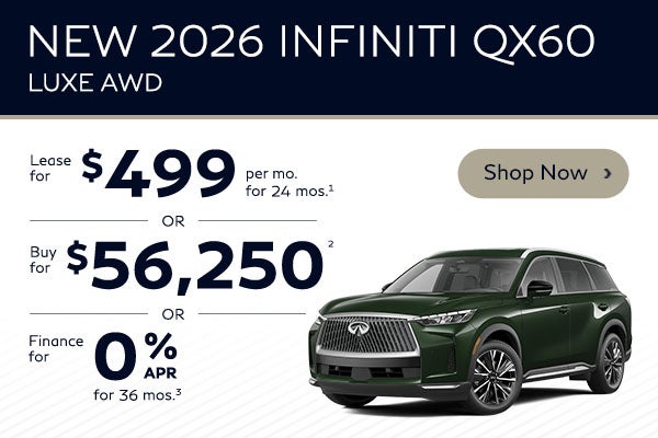 Infiniti QX60 April Incentive