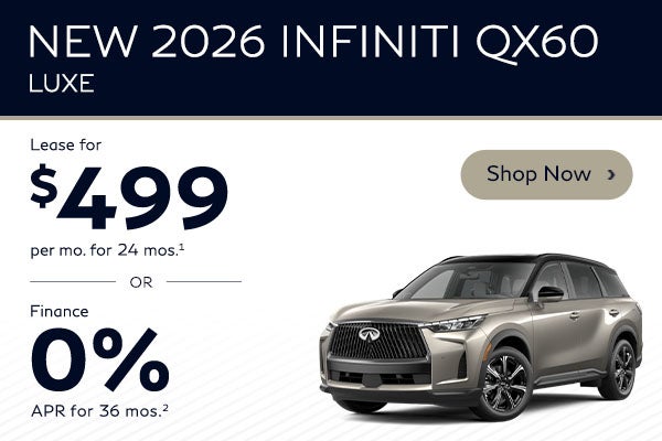 2026 INFINITI QX60 LUXE