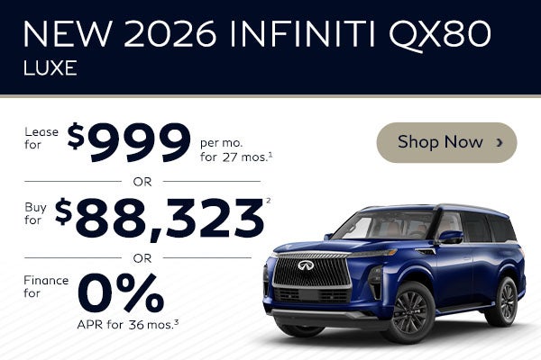 2026 INFINITI QX80 LUXE